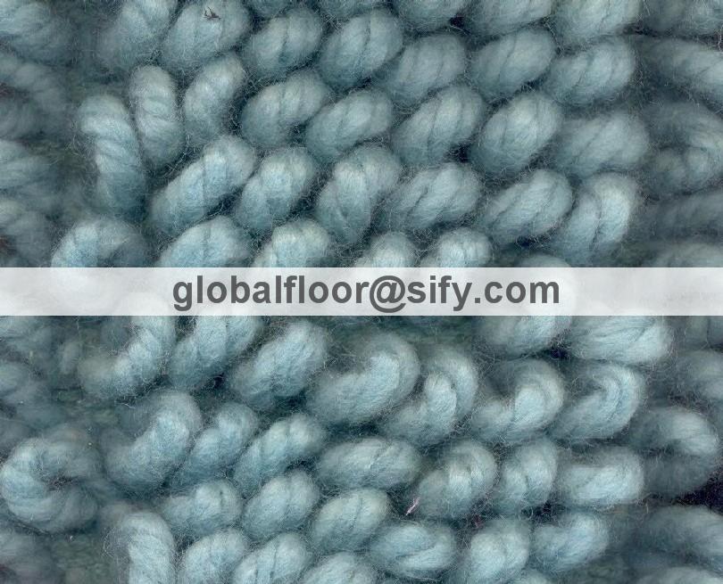 Gff-10020 wool shaggy rugs 